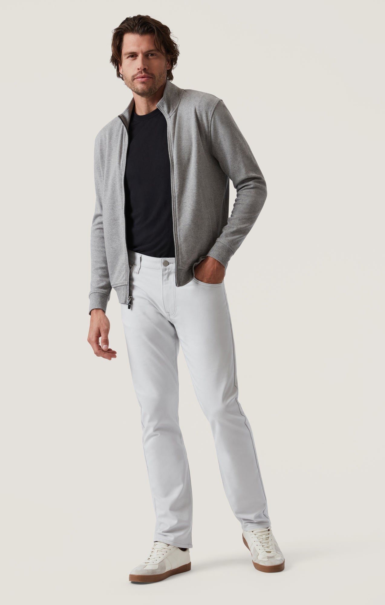 Courage Straight Leg Pants in Pearl Commuter