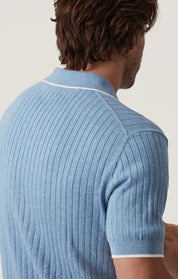 Polo Sweater in Blue