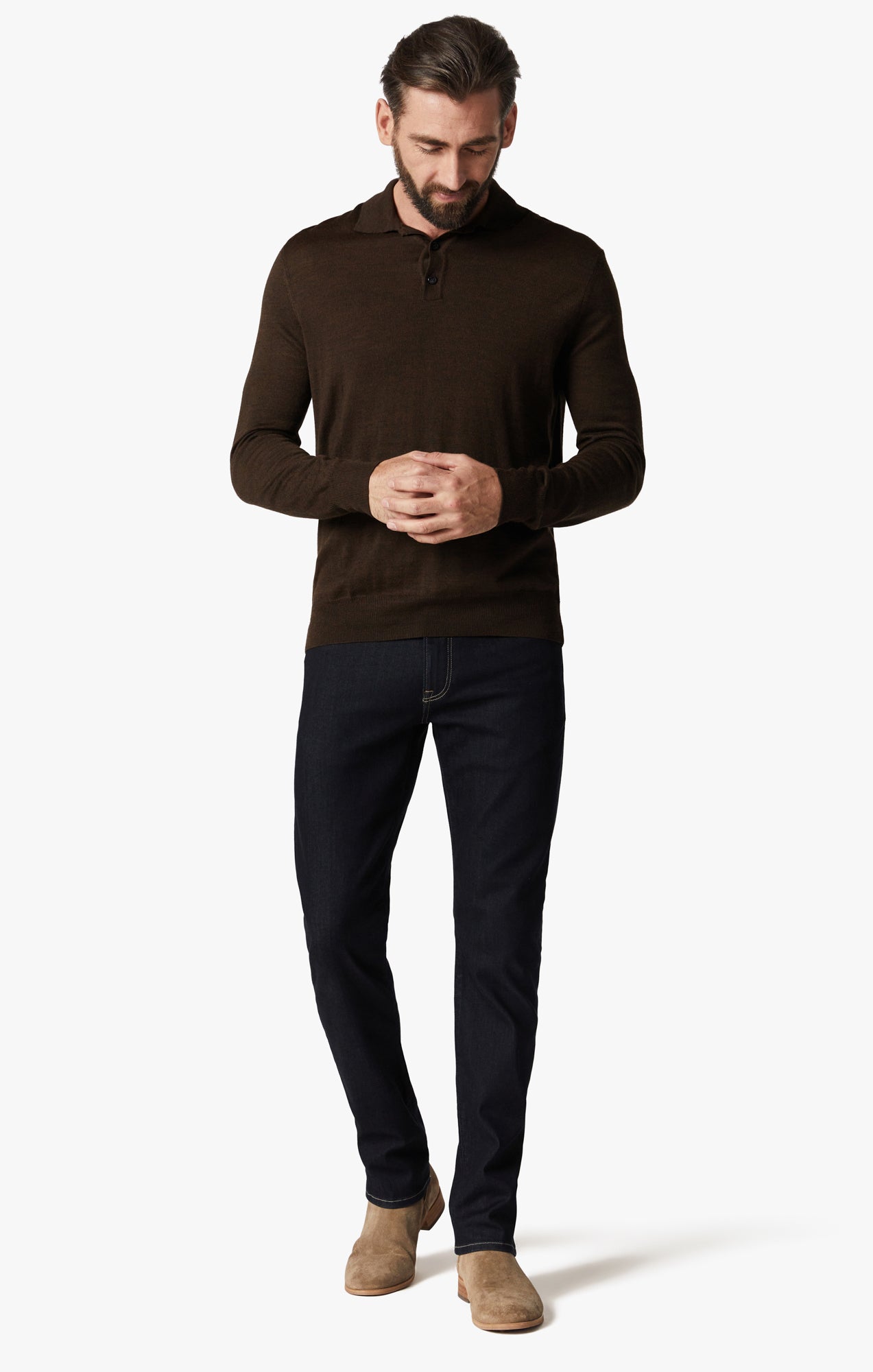 Cool Tapered Leg Jeans In Midnight Refined Image 1
