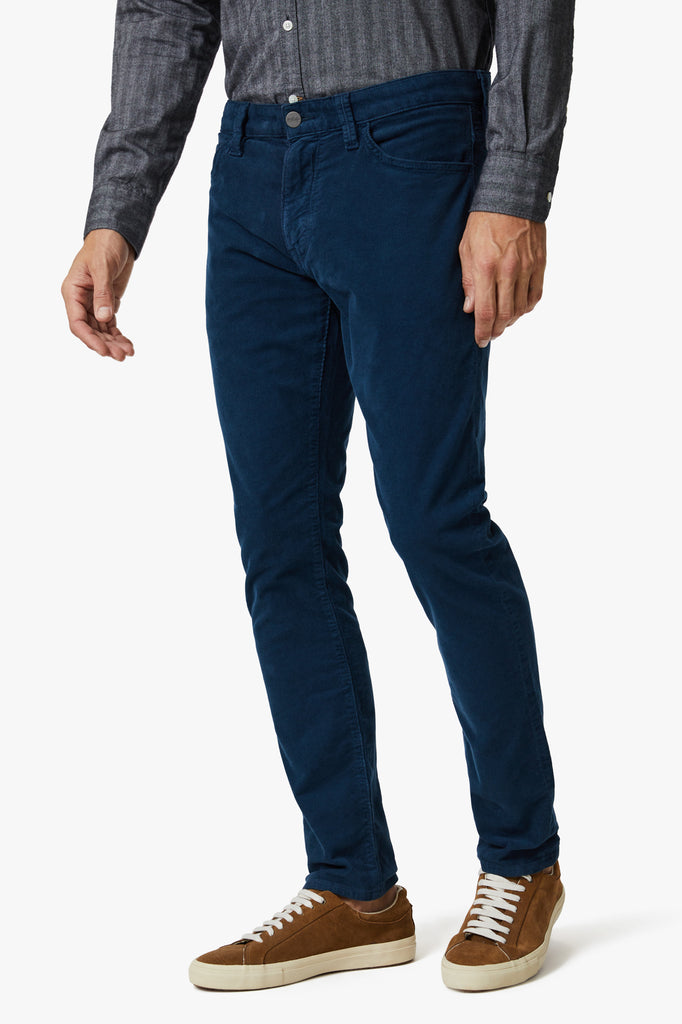 Cool Tapered Leg Pants In Azure Cord