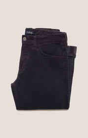 Cool Tapered Leg Pants in Charcoal Cord