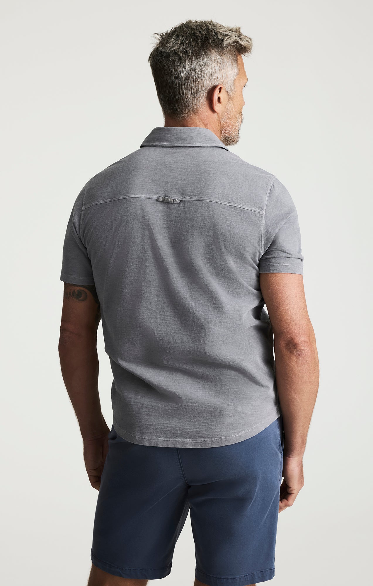 Jersey Shirt In Chiseled Stone