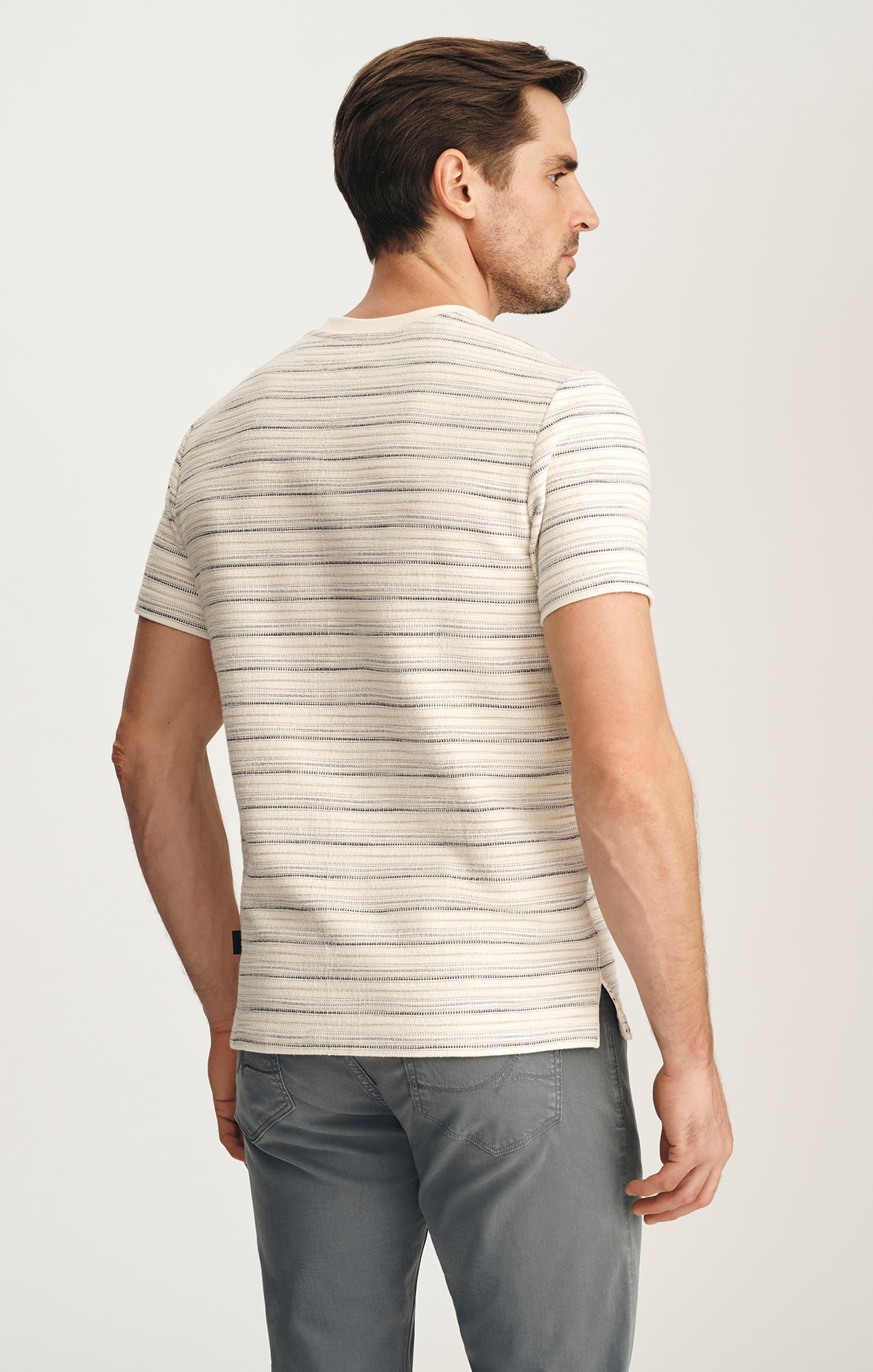 Striped Tee In Beige