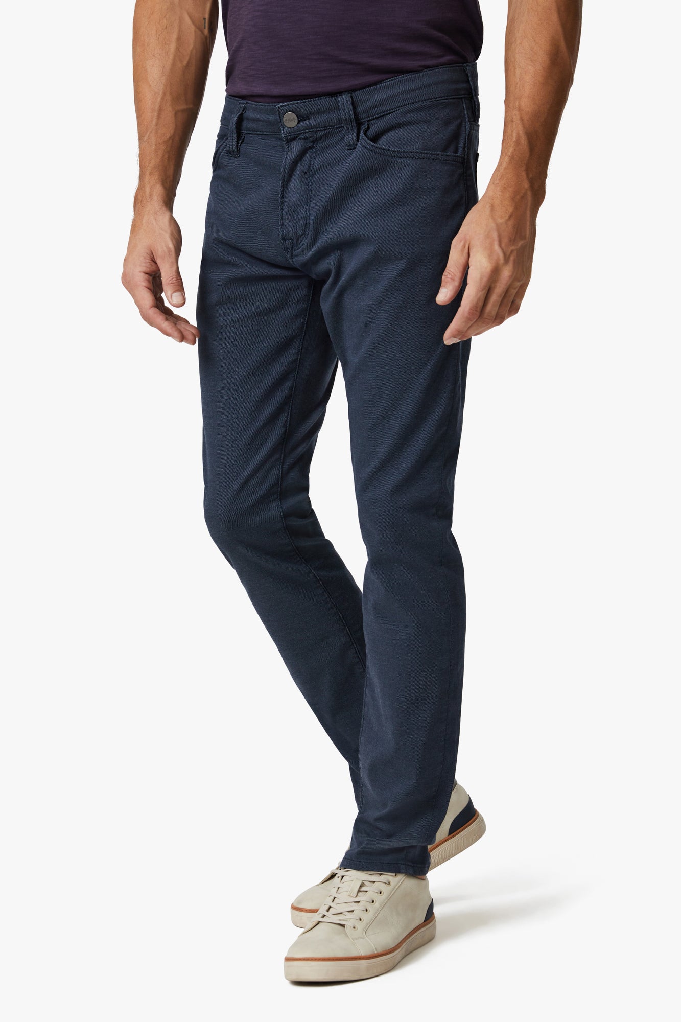 Cool Tapered Leg Pants In Navy CoolMax Image 3
