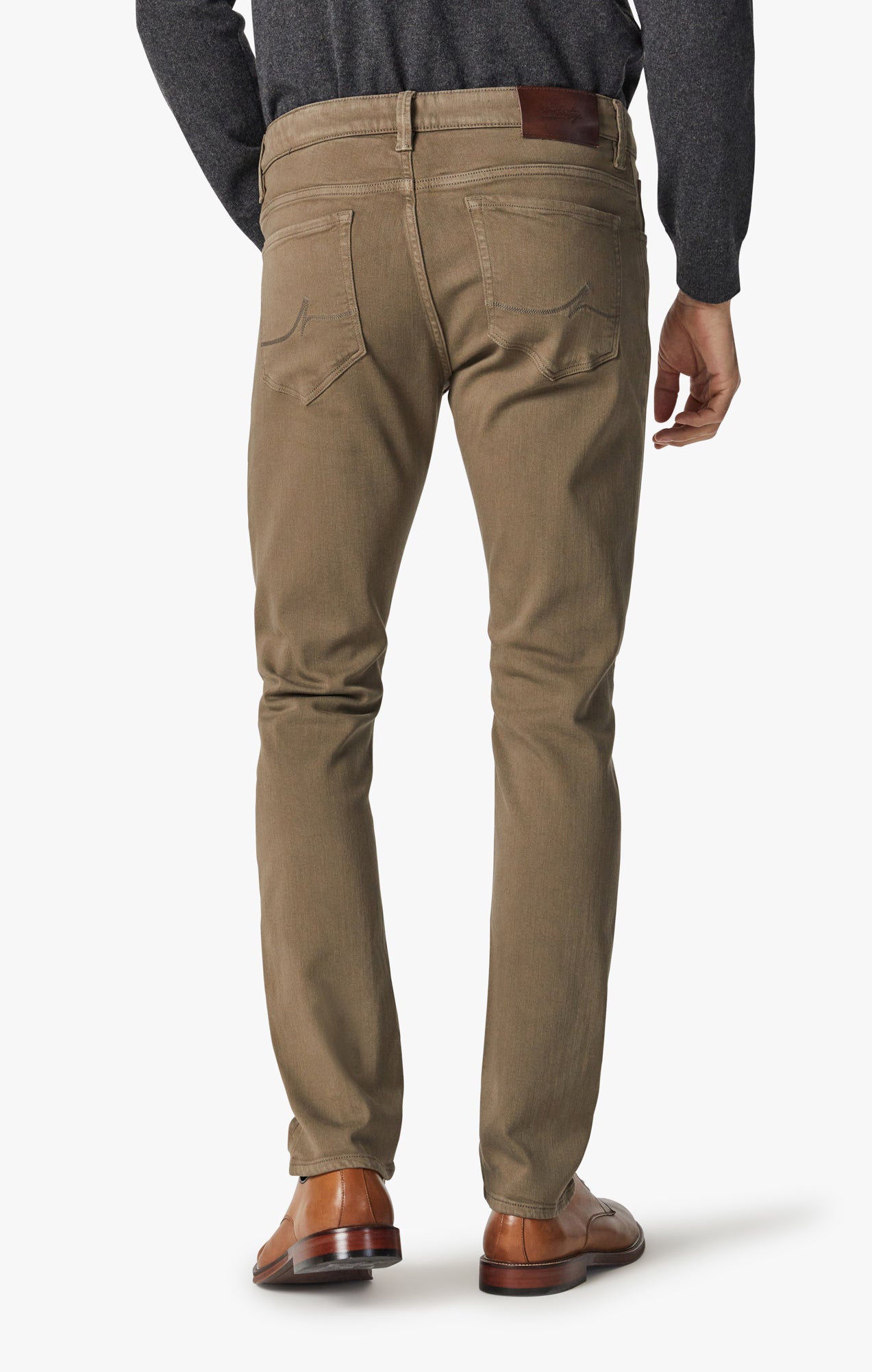 Cool Tapered Leg Pants in Walnut Comfort Image 4