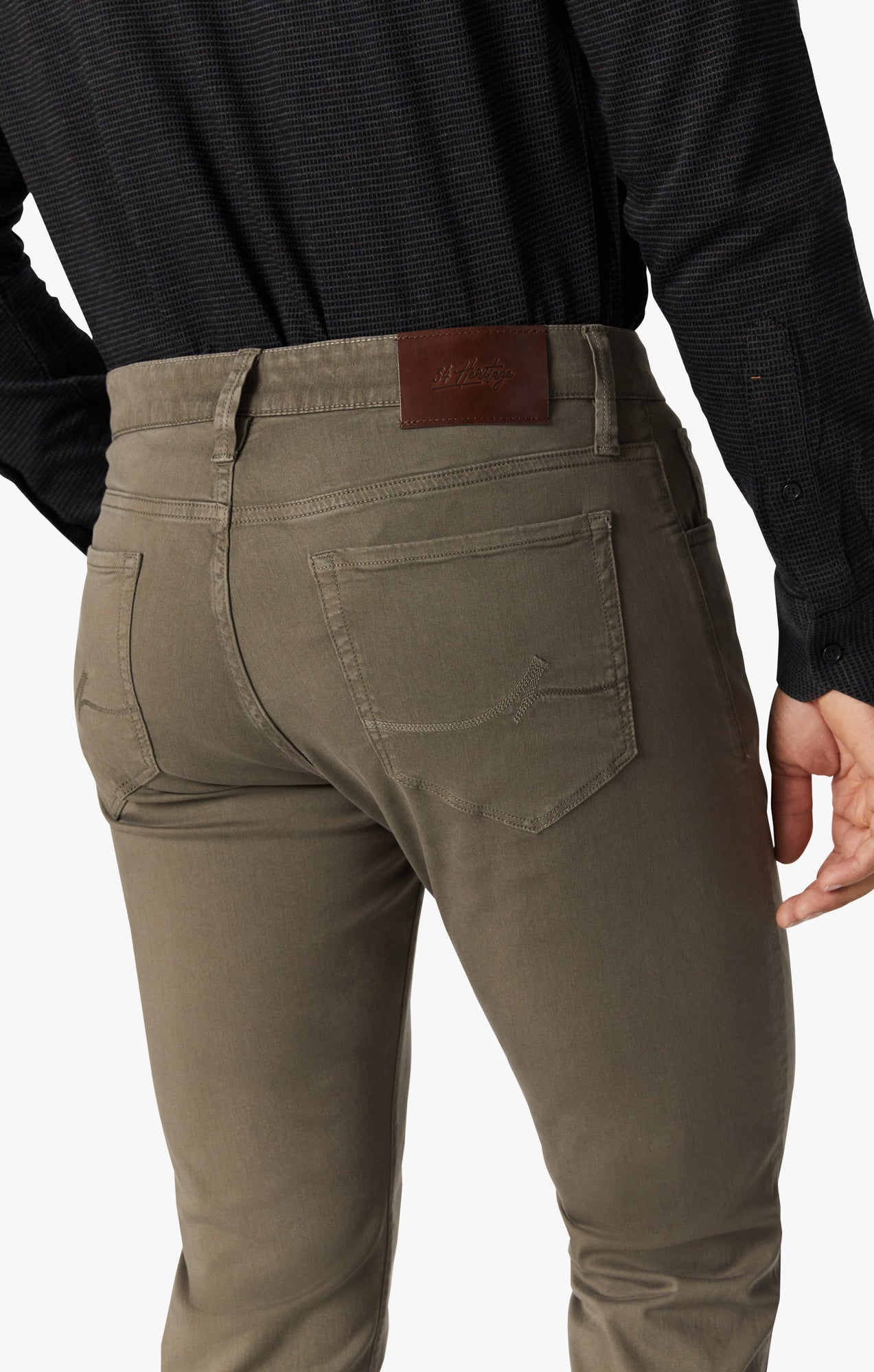 Courage Straight Leg Pants in Canteen Twill Image 5