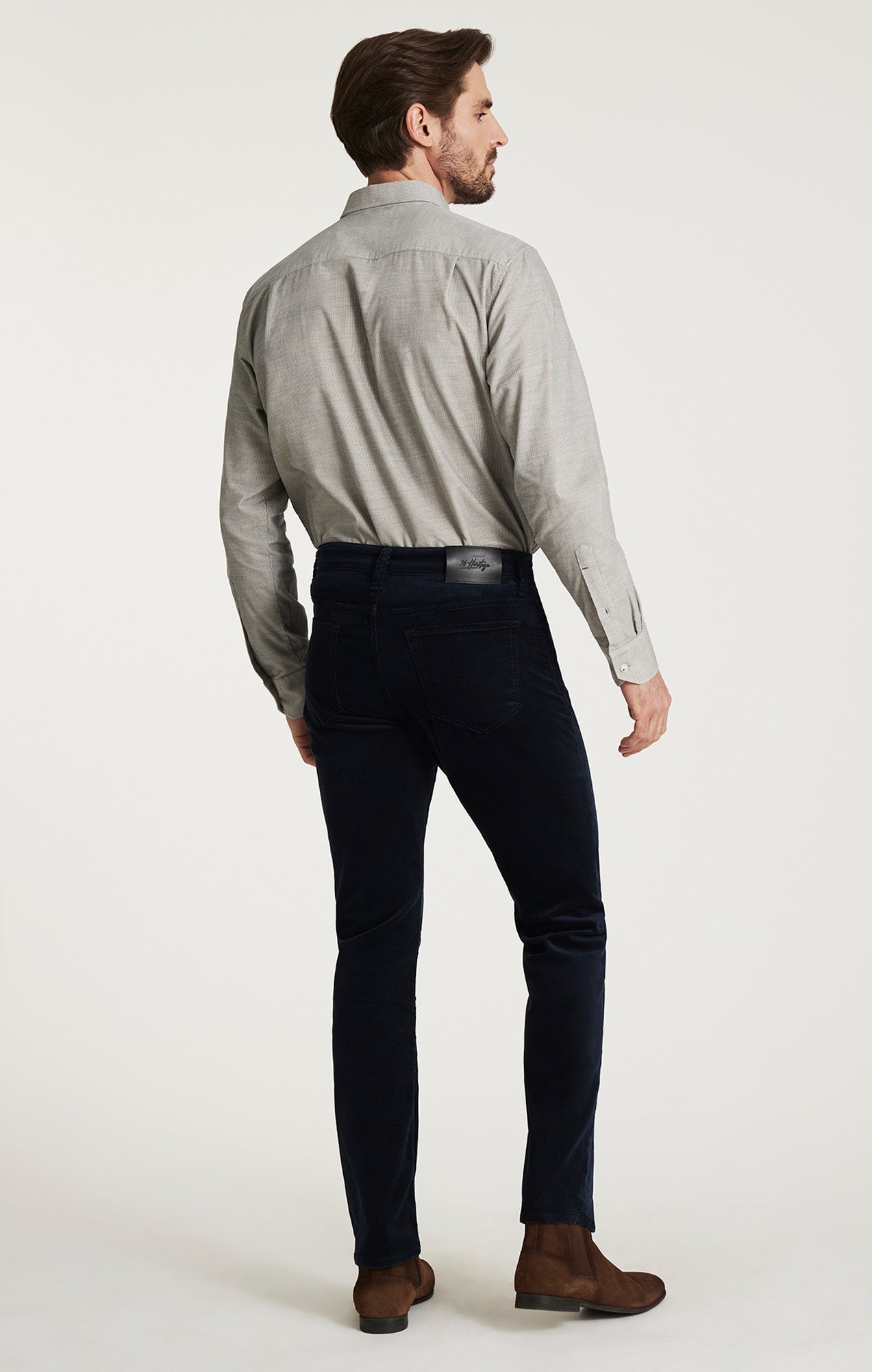 Courage Straight Leg Pants in Midnight Moleskin