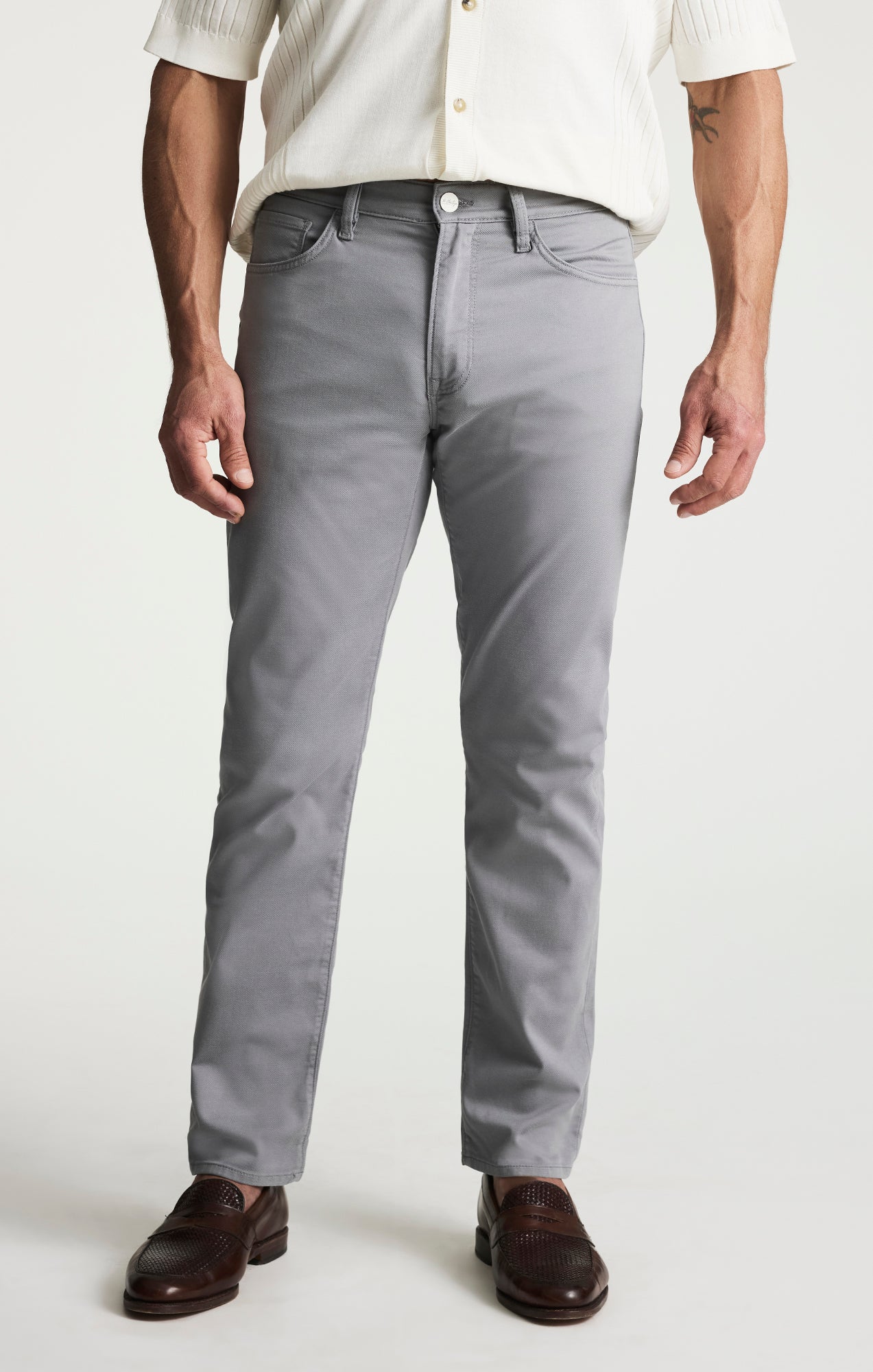 Courage Straight Leg Pants In Pewter Coolmax