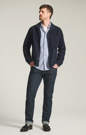 Corduroy Overshirt in Navy