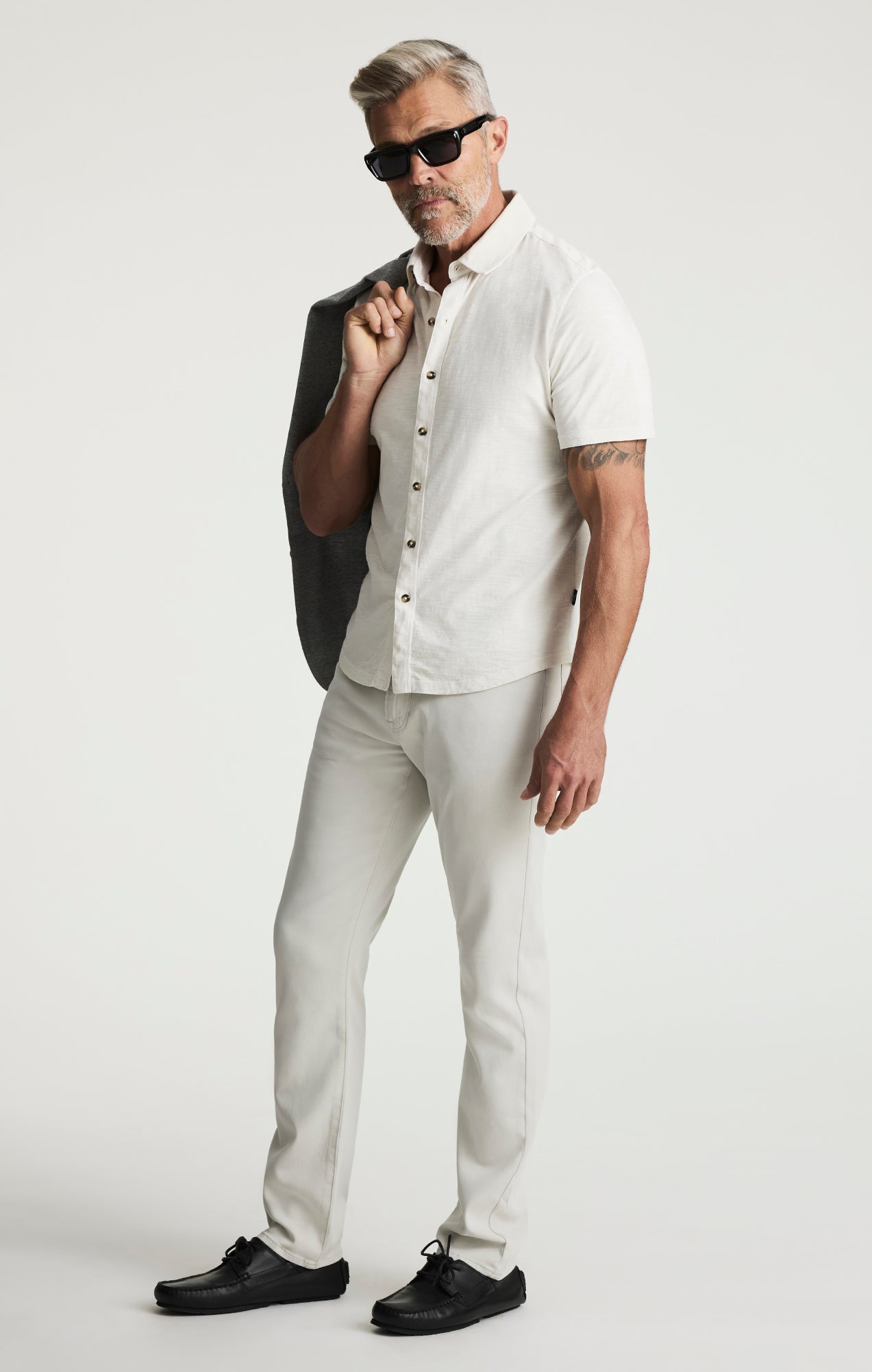 Jersey Shirt In Antique White