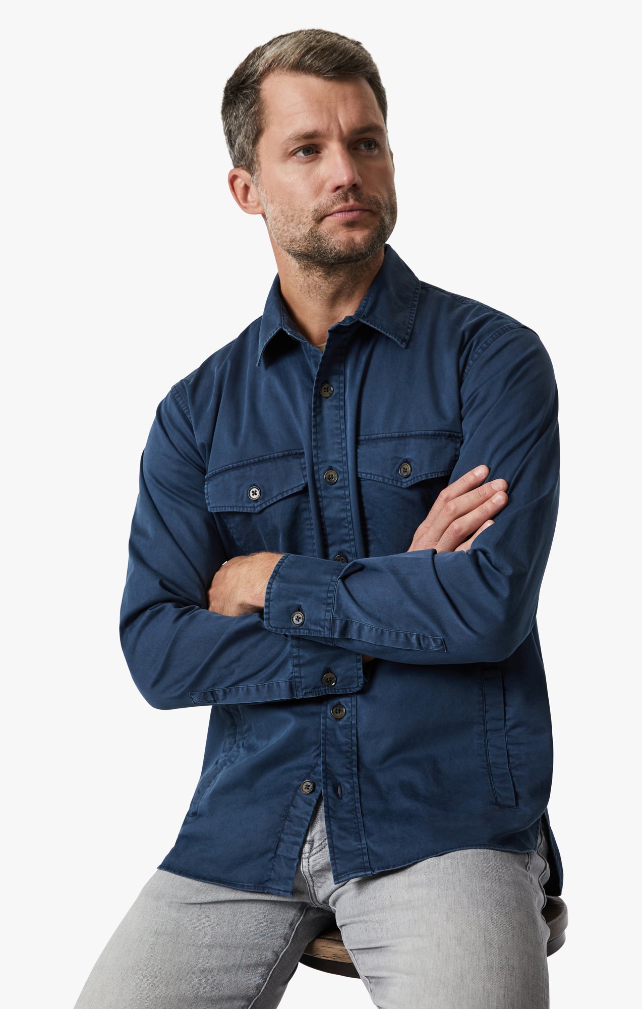 Overshirt In Dark Blue