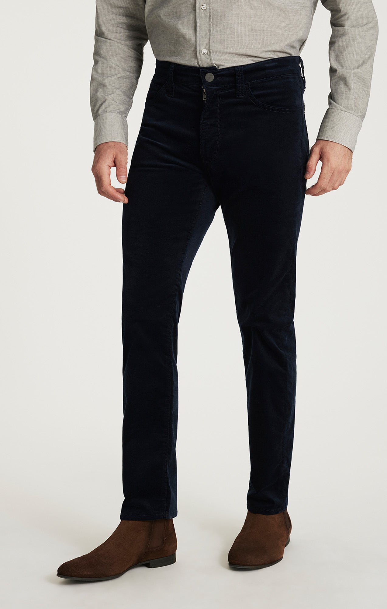 Courage Straight Leg Pants in Midnight Moleskin