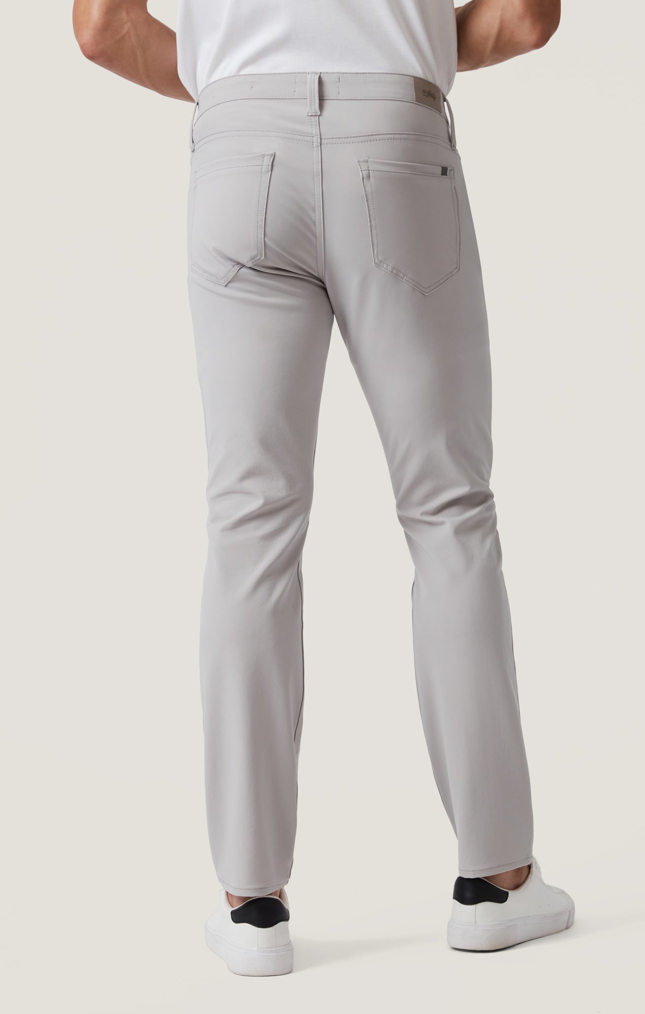 Cool Tapered Leg Pants in Grey Commuter Luxe