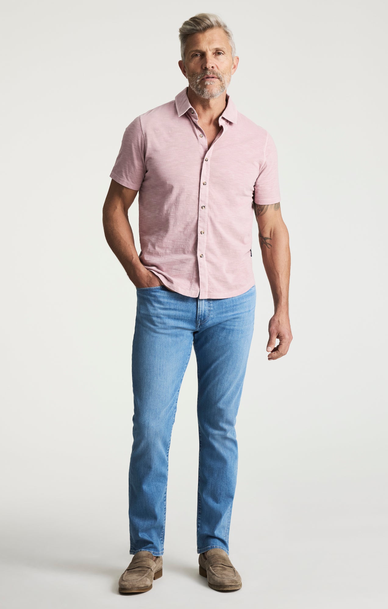 Jersey Shirt In Woodrose