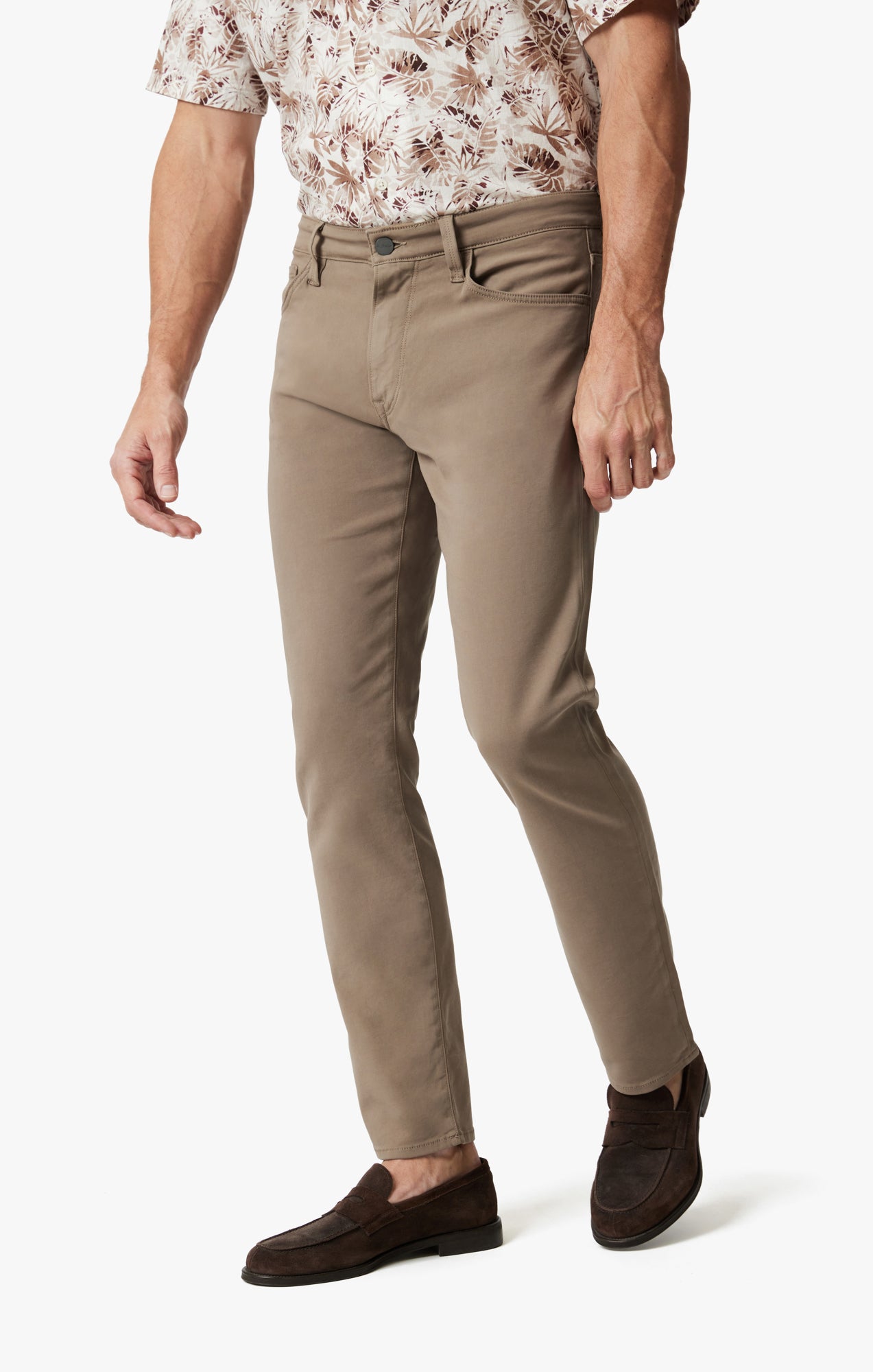 Courage Straight Leg Pants In Walnut High Flyer