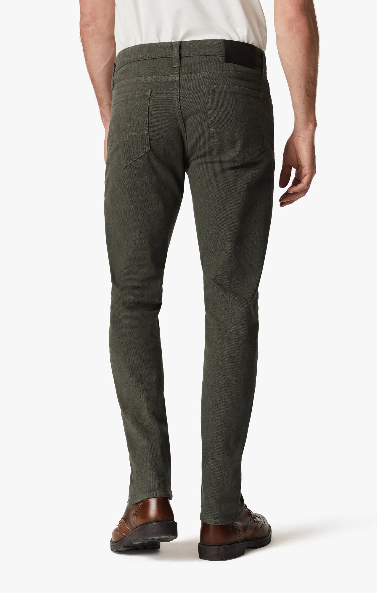 Cool Tapered Leg Pants in Forest Diagonal