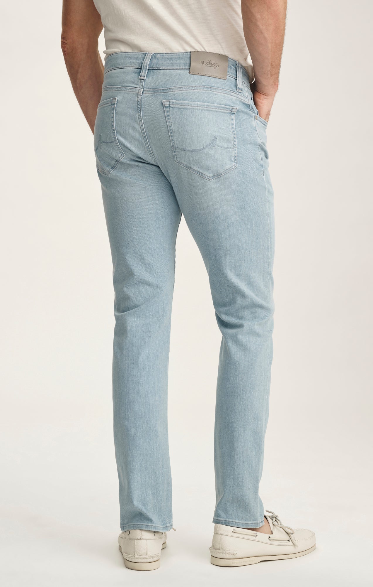 Cool Tapered Leg Jeans In Bleached Urban