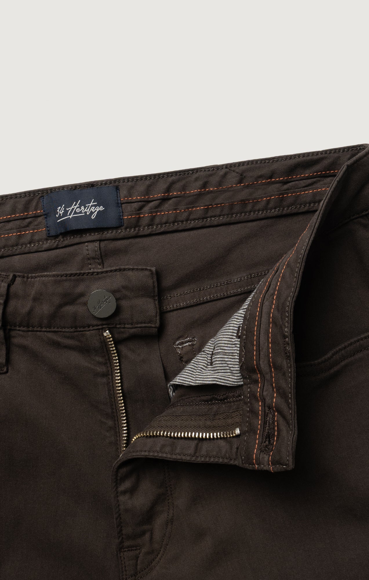 Charisma Relaxed Straight Pants in Brunette Twill