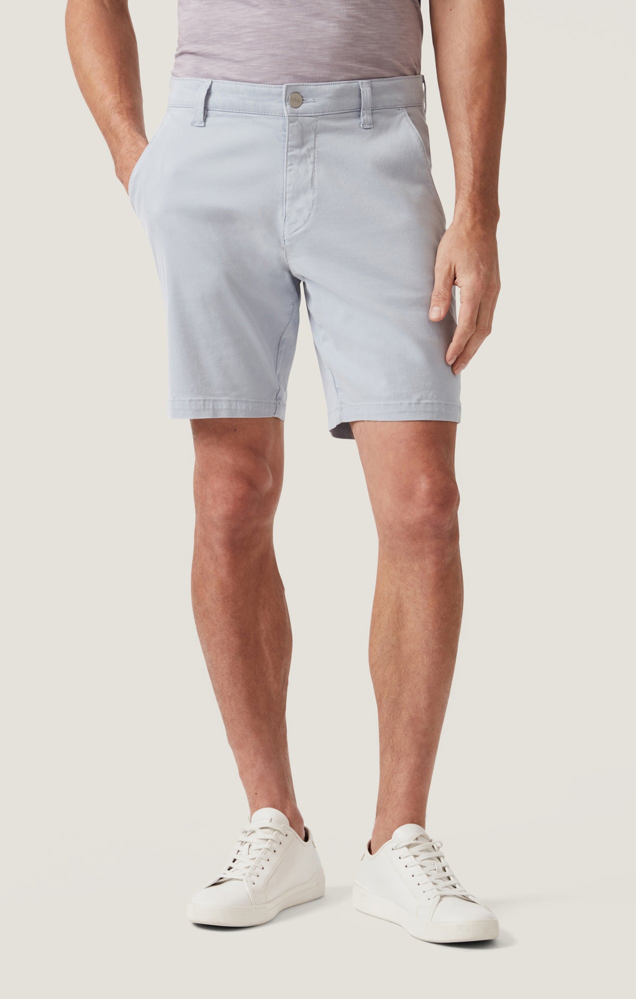 Arizona Shorts in Light Blue Twill