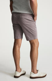 Arizona Slim Shorts In Lavender Tie Print