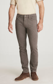 Cool Tapered Leg Pants in Dove Grey Diagonal