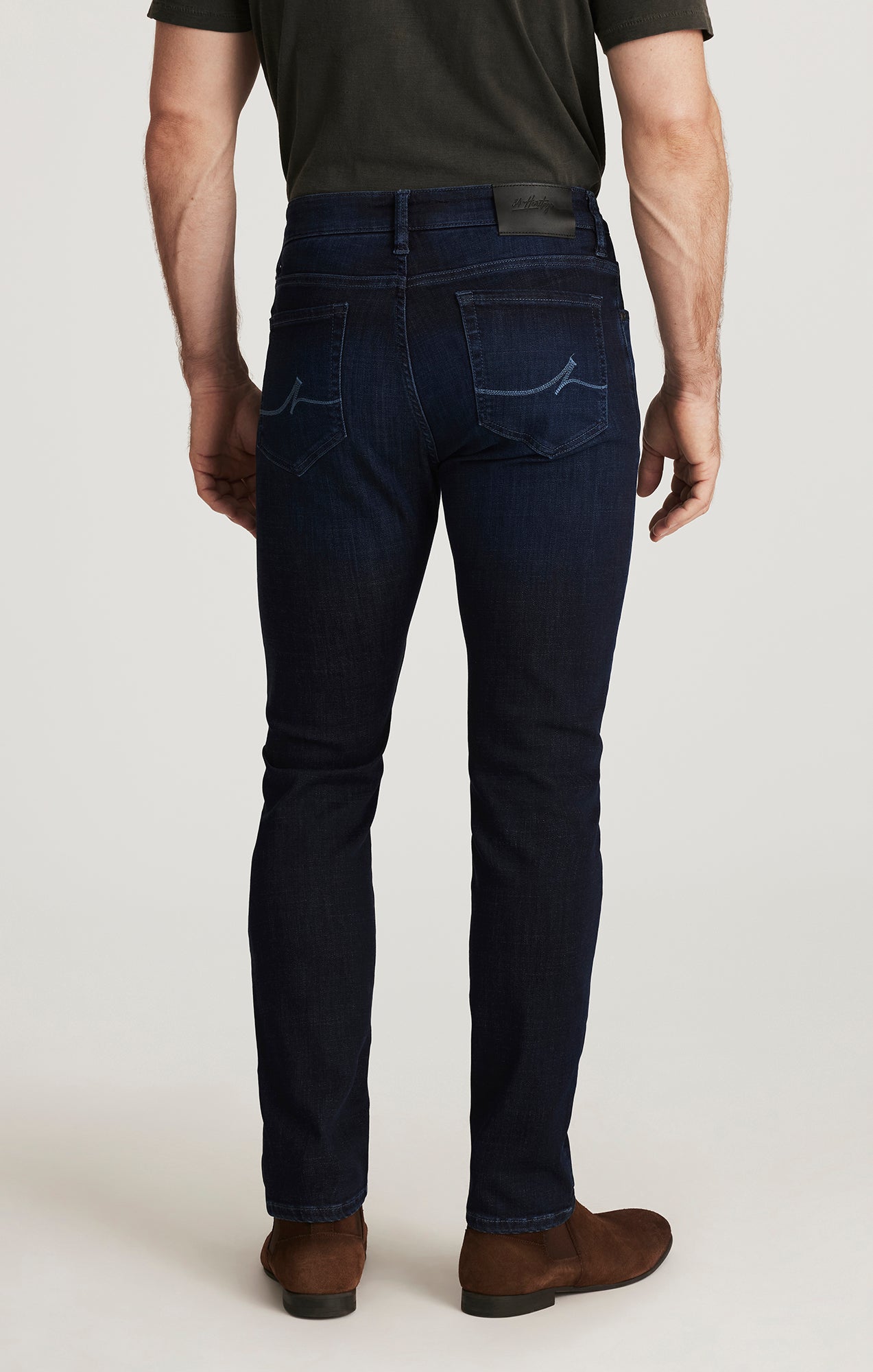 Cool Tapered Leg Jeans in Ink Organic Ultra