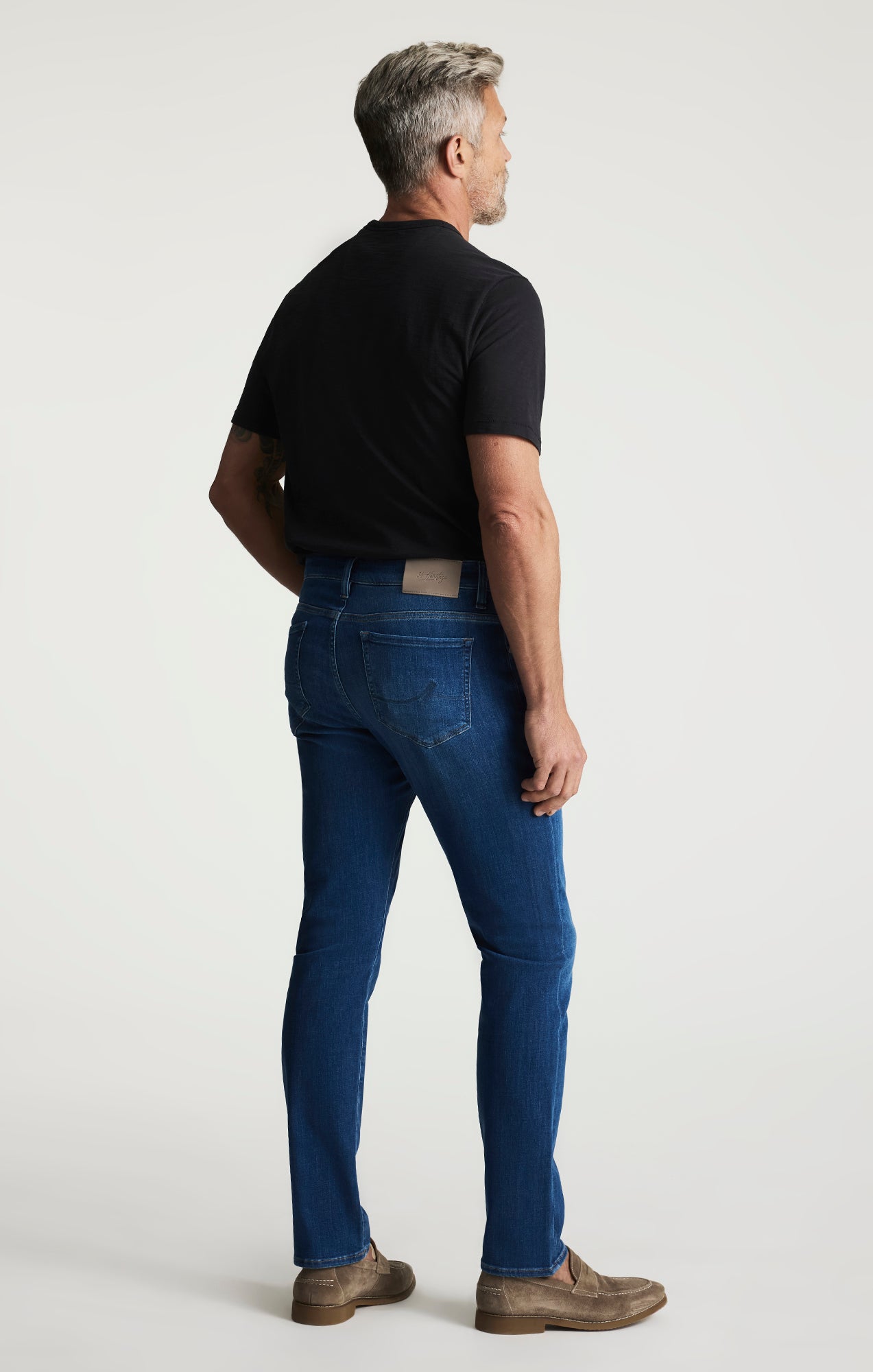 Cool Tapered Leg Jeans In Dark Brushed Organic Ultra