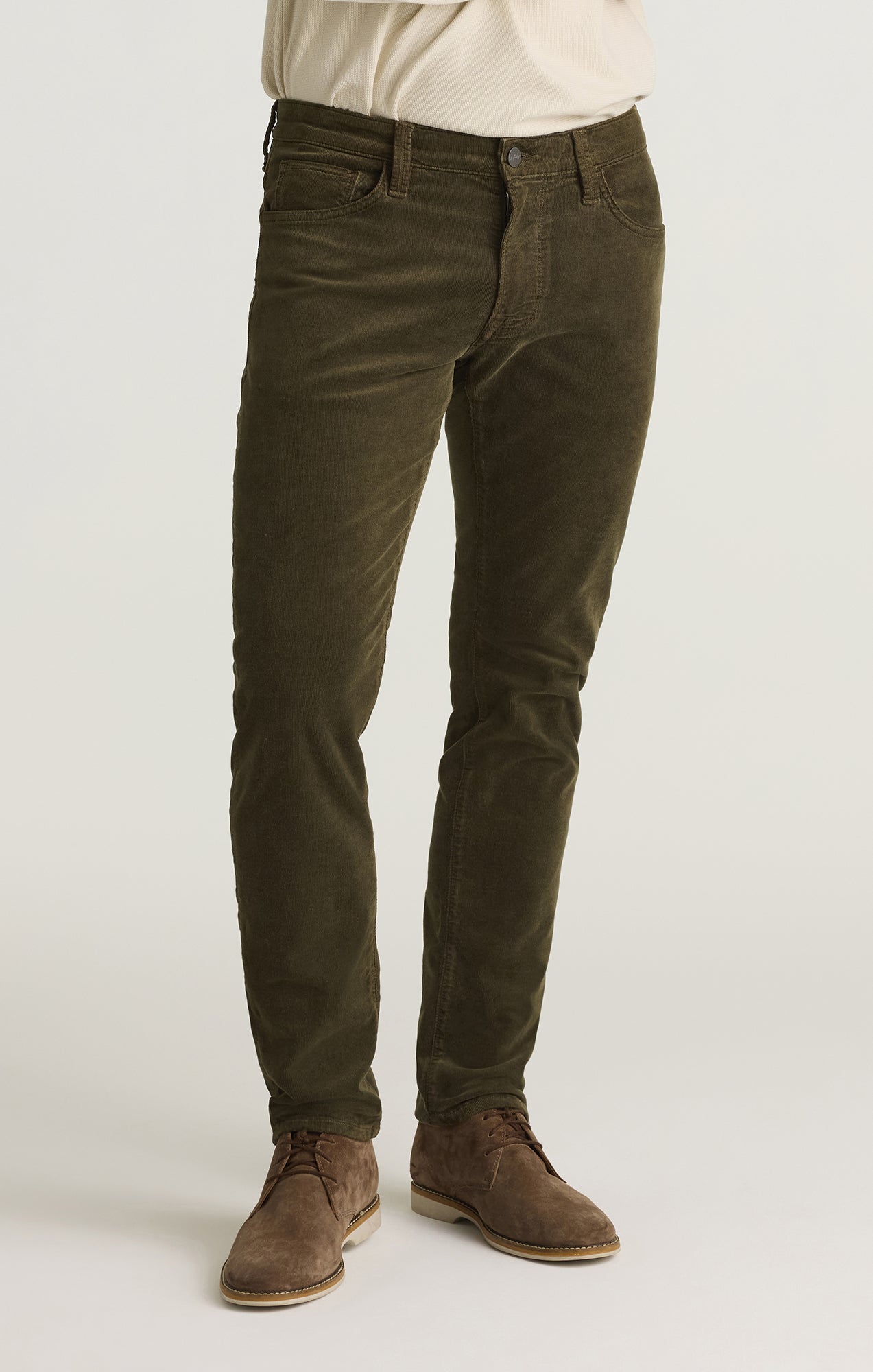 Cool Tapered Leg Pants in Fern Cord