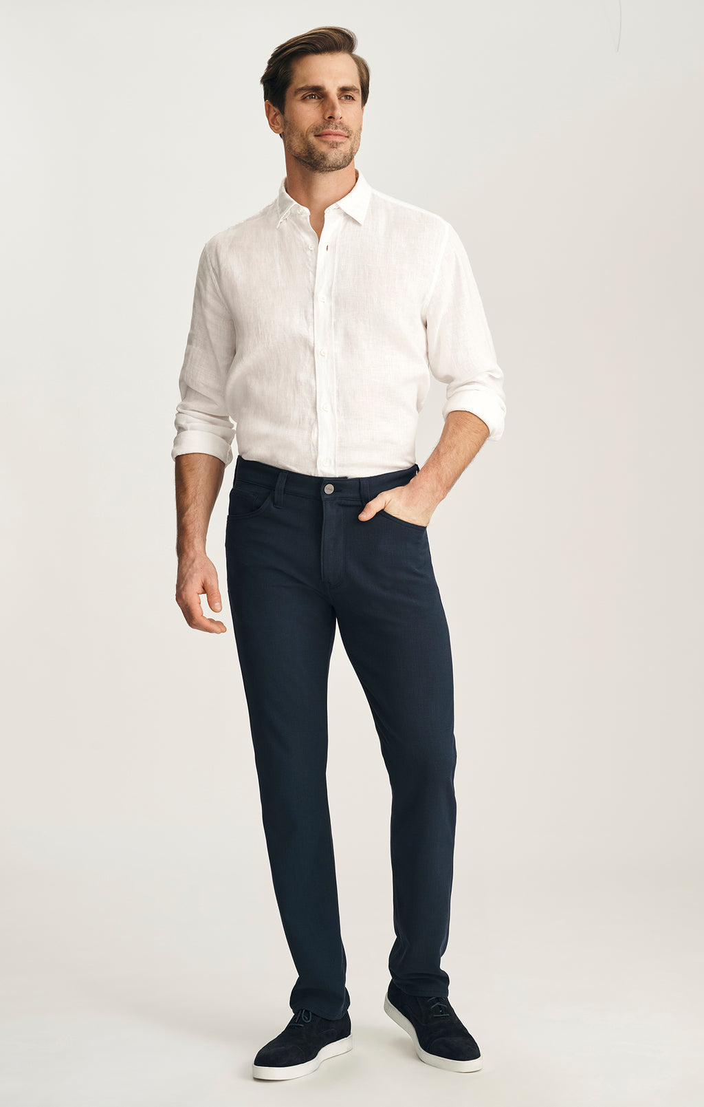 Linen Shirt In White