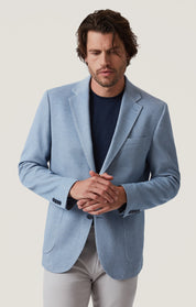 Matteo Pique Blazer in Blue