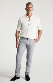 Verona Straight Leg Chino Pants In Vintage Indigo Seersucker