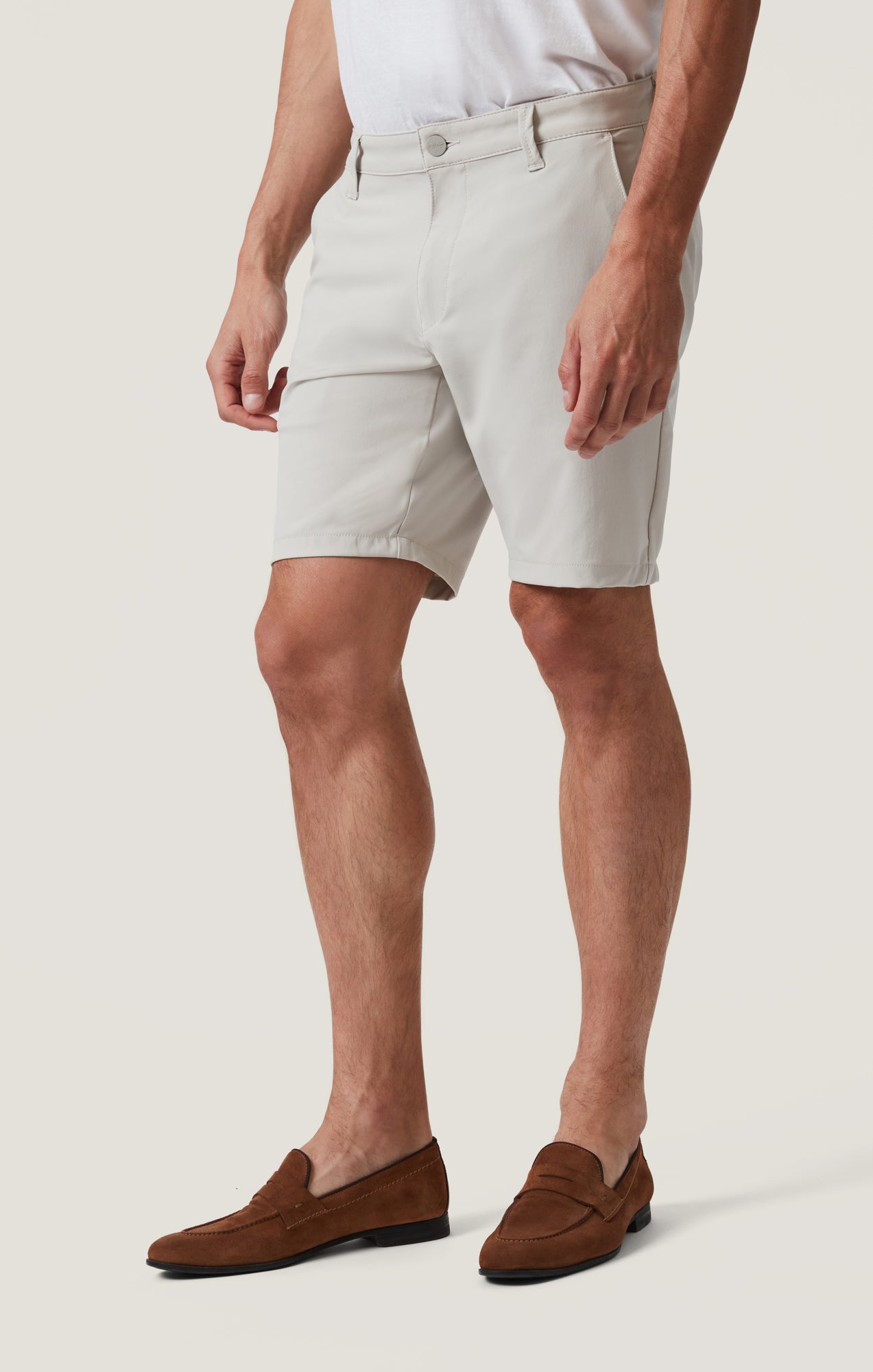 Arizona Shorts in Stone Commuter Luxe
