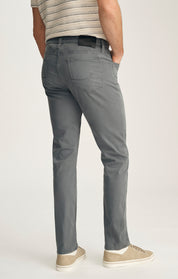 Courage Straight Leg Pants In Slate Twill