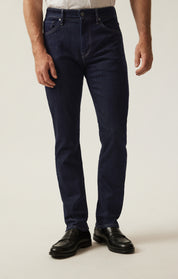 Cool Tapered Leg Pants in Deep Blue Refined