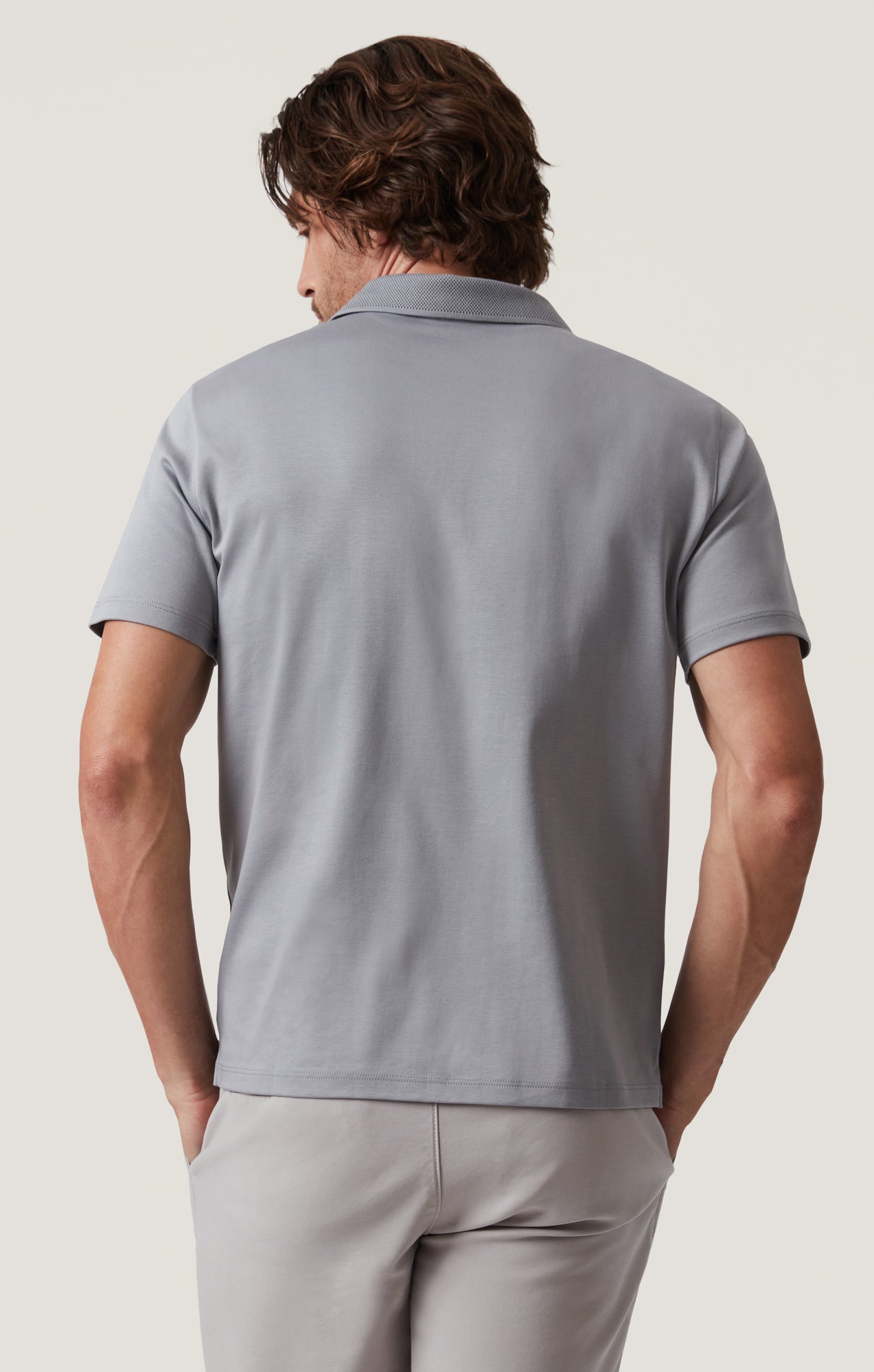 Polo T-Shirt in Monument Grey