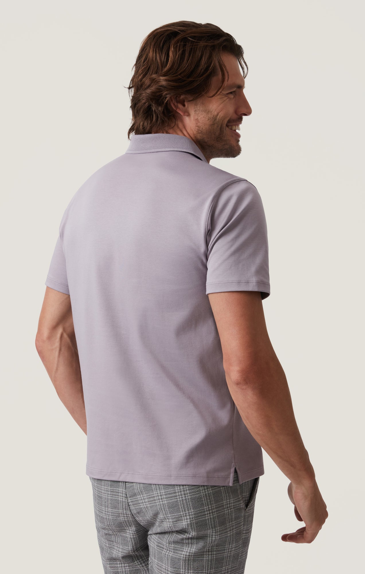 Polo T-Shirt in Lilac Dust