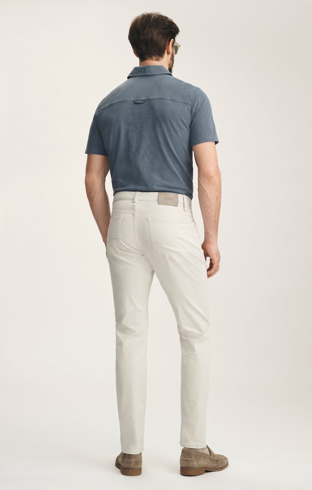 Cool Tapered Leg Pants in Glacier Twill