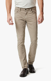 Cool Tapered Leg Pants In Mushroom Twill