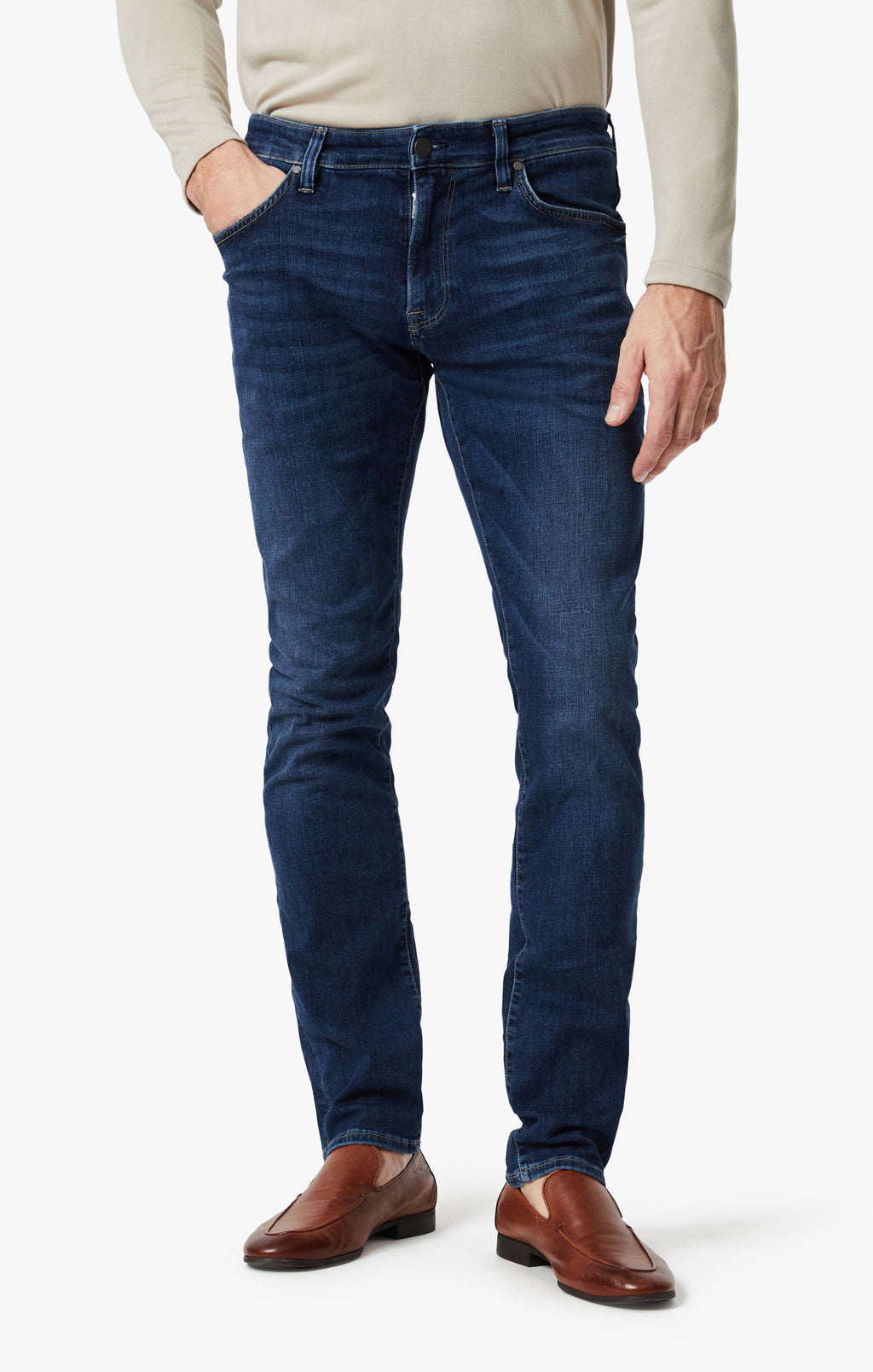 Charisma Relaxed Straight Jeans in Mid Urban