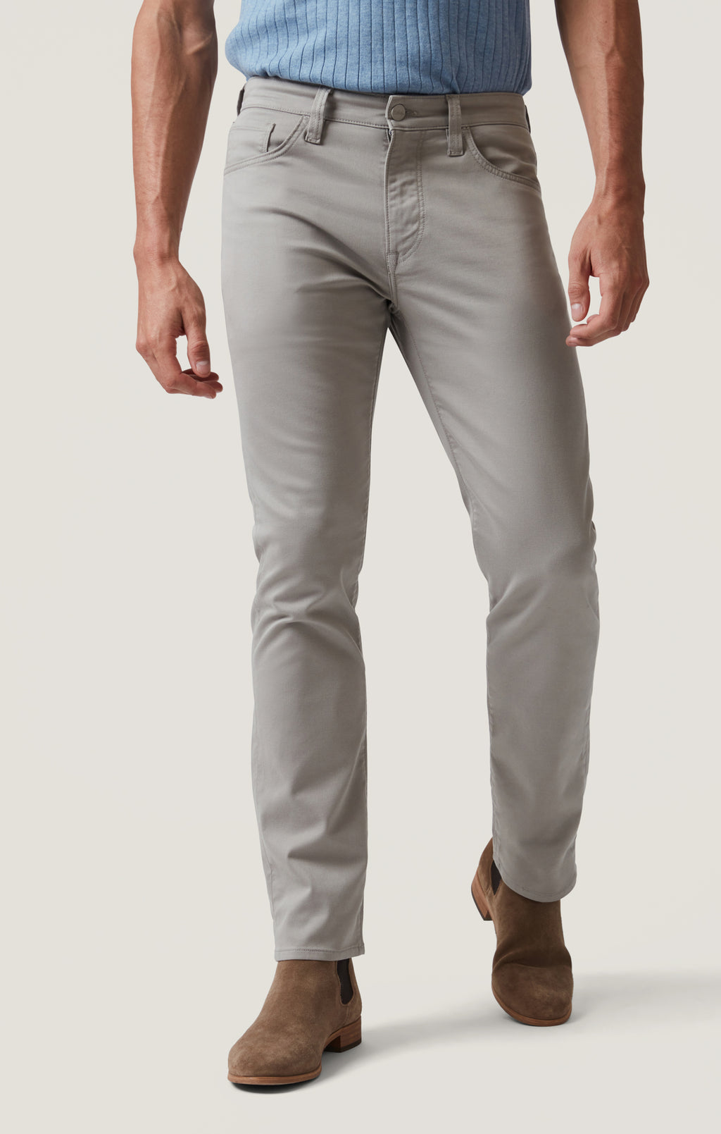 Courage Straight Leg Pants in Platinum Coolmax