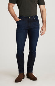 Cool Tapered Leg Jeans in Ink Organic Ultra