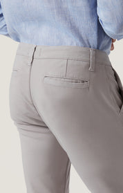 Verona Slim Leg Chinos in Grey High Flyer