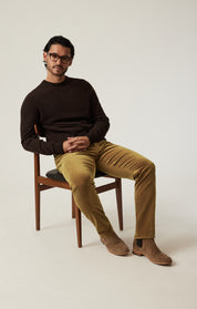 Cool Tapered Leg Pants in Cognac Cord