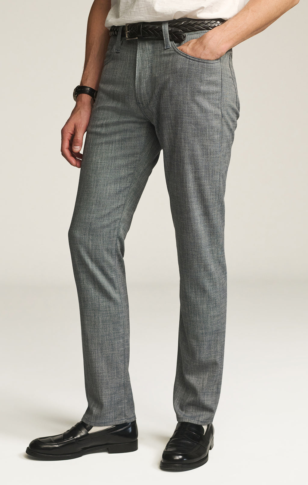 Courage Straight Leg Pants in Navy Cross Twill
