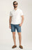 Aruba Shorts In Mid Brushed Aerodenim