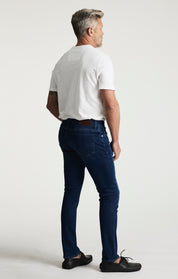 Cool Tapered Leg Jeans in Dark Brushed Organic Ultra