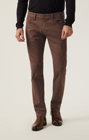 Courage Straight Leg Pants in Brown Coolmax