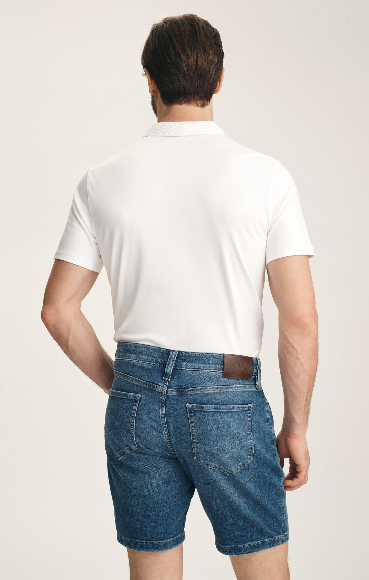 Aruba Shorts In Mid Brushed Aerodenim