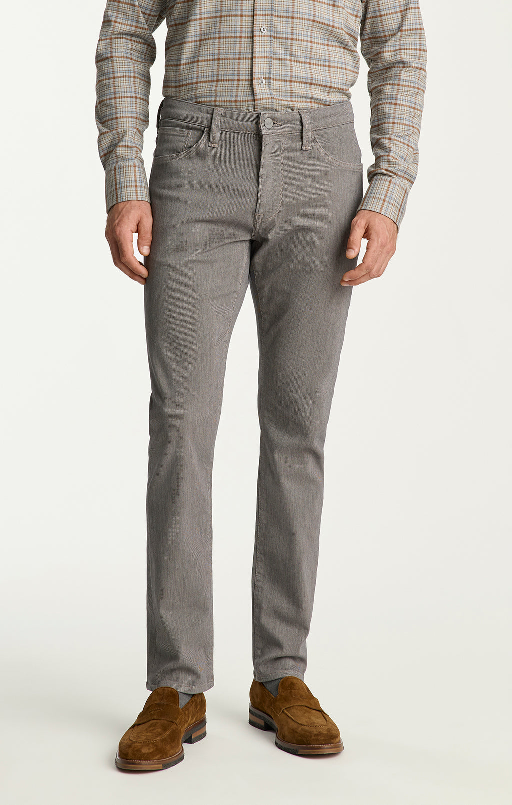 Cool Tapered Leg Pants in Stone Diagonal
