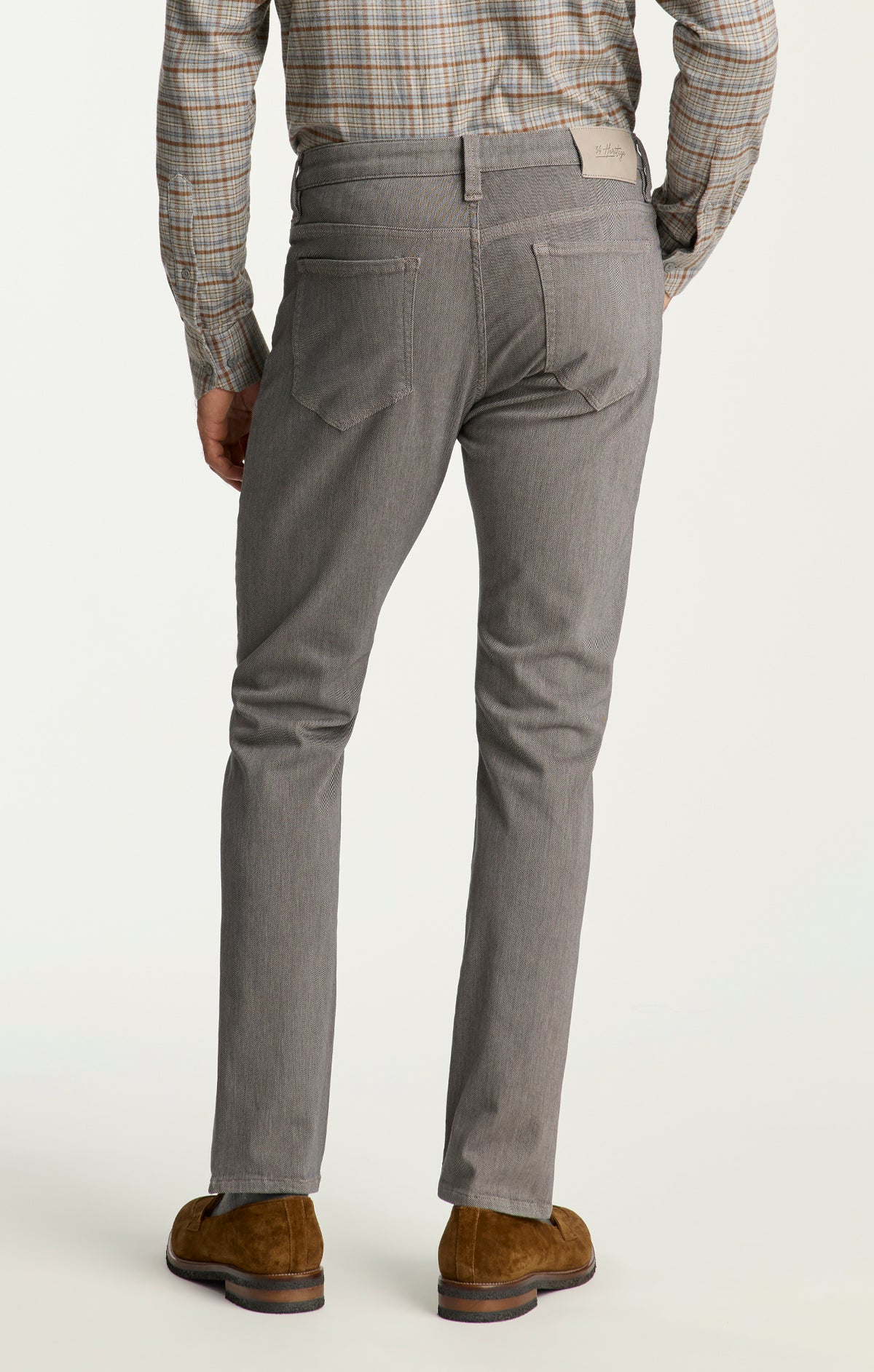 Cool Tapered Leg Pants in Stone Diagonal